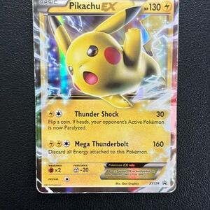 XY-Steam Siege Battle Heart Tin [Pikachu EX] Rare Good/Decent condition